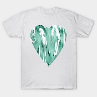 Small worlds, lying in the grass (heart) T-Shirt